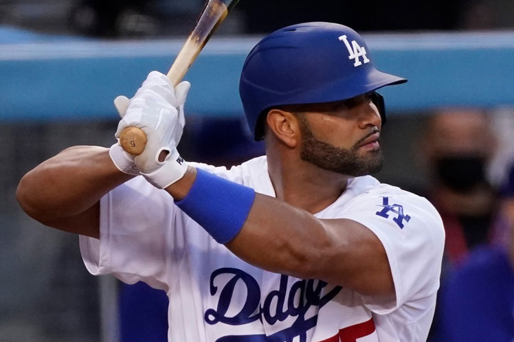 Albert Pujols titular por Dodgers en serie divisional de MLB