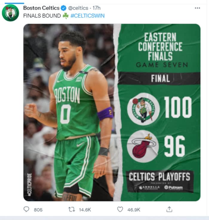 ¡ENHORABUENA! Los Celtics de Boston en las Finales de la NBA