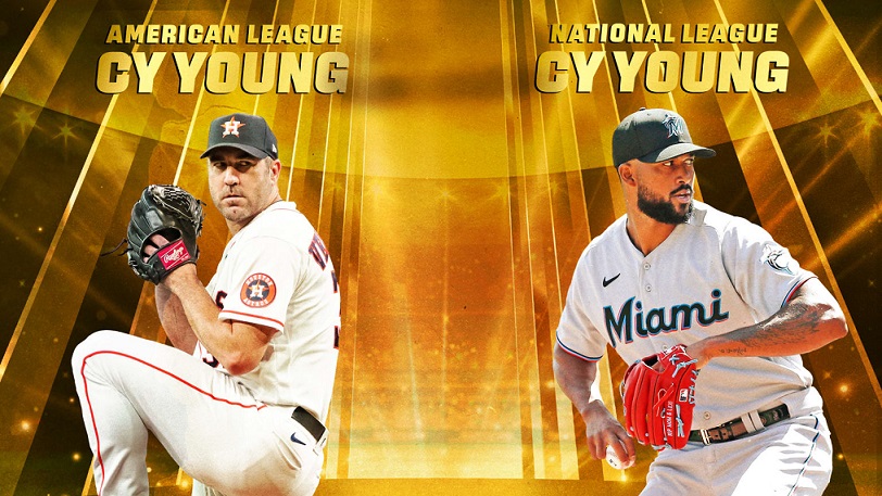 Alcántara y Verlander ganadores unánimes del Premio Cy Young