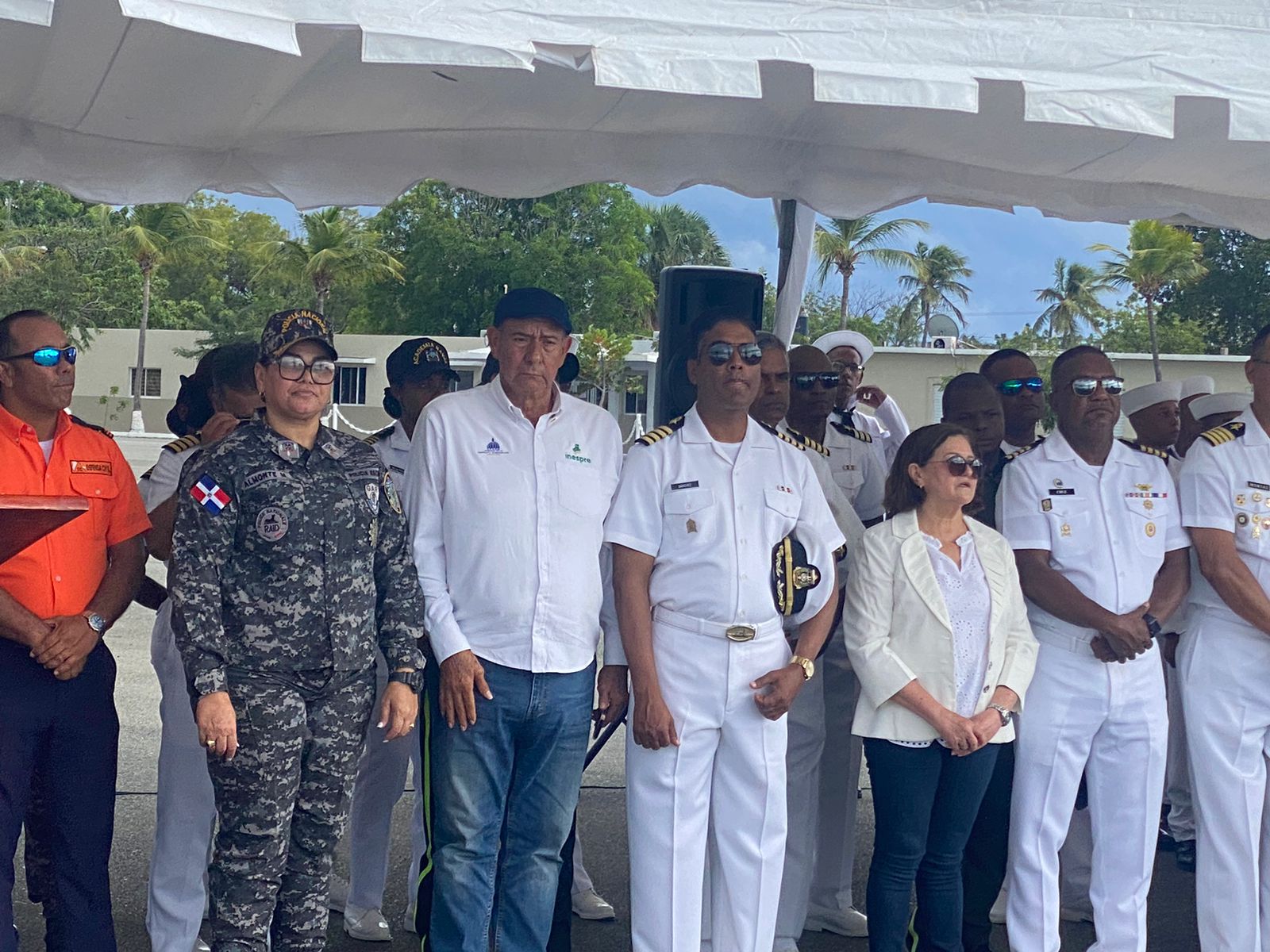 La Directora Regional Sur Central Supervisa Entrenamiento de Jóvenes Aspirantes a Policías en la Base Naval de Las Calderas